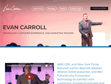 Tablet Screenshot of evancarroll.net